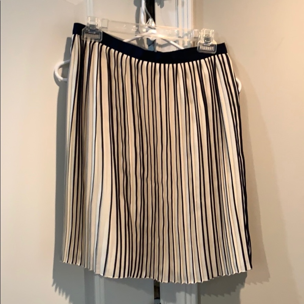 J crew pleated skirt